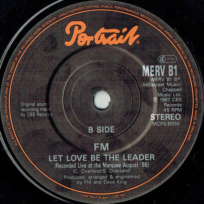 FM (6) : Let Love Be The Leader (7", Single + Box, Ltd, Num)