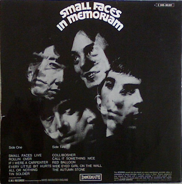 Small Faces : In Memoriam (LP, Album, M/Print)
