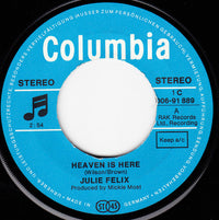 Julie Felix : Heaven Is Here (7", Single)