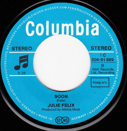 Julie Felix : Heaven Is Here (7", Single)