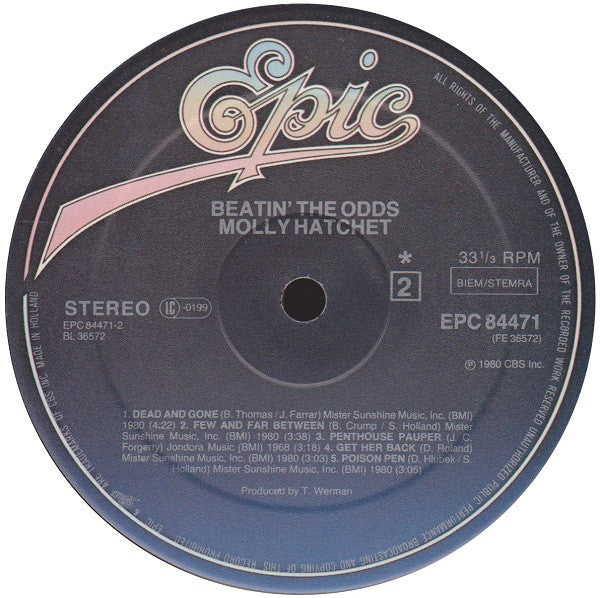 Molly Hatchet : Beatin' The Odds (LP, Album)
