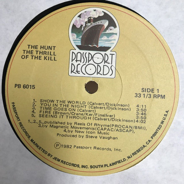 The Hunt (2) : The Thrill Of The Kill (LP, Album)