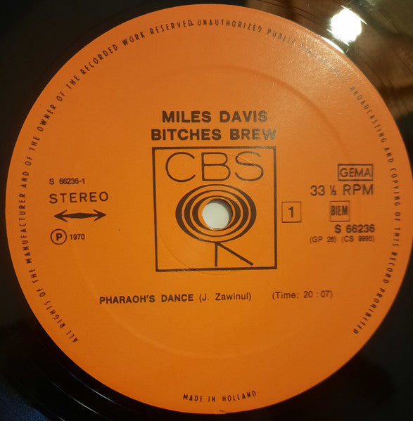 Miles Davis : Bitches Brew (2xLP, Album, 2xT)