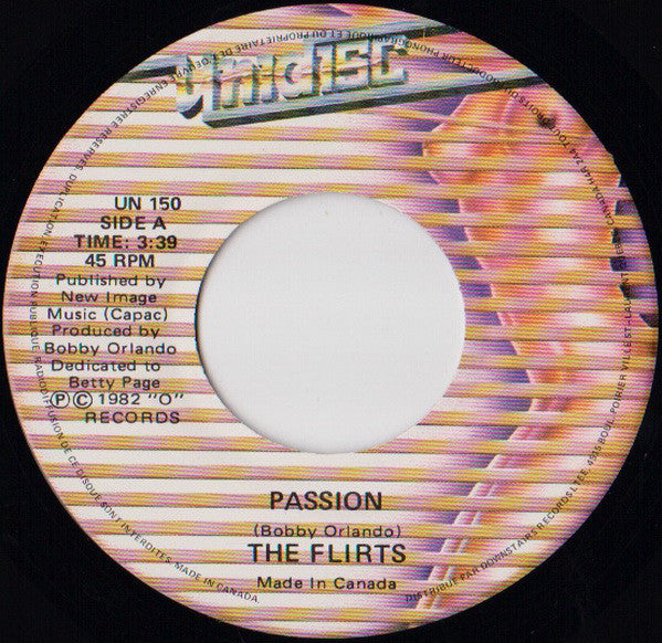 The Flirts : Passion (7", Single)