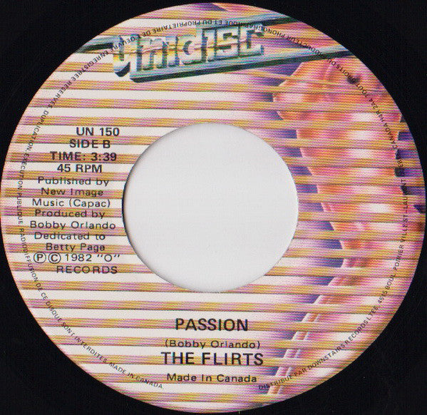 The Flirts : Passion (7", Single)