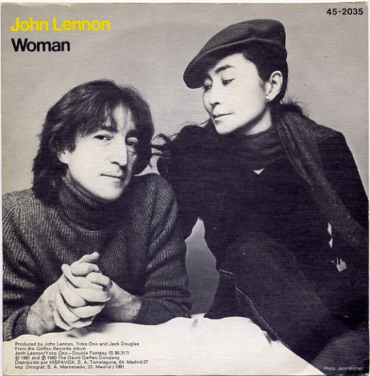 John Lennon : Woman (7", Single)