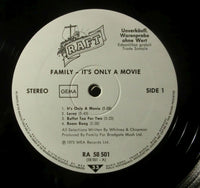 Family (6) : It's Only A Movie (LP, Album, Promo, w/b)