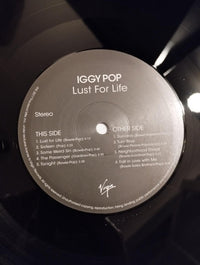 Iggy Pop : Lust For Life (LP, Album, RE, RM)