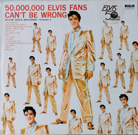 Elvis Presley : 50,000,000 Elvis Fans Can't Be Wrong (Elvis' Gold Records - Volume 2) (LP, Comp, Mono, RE)
