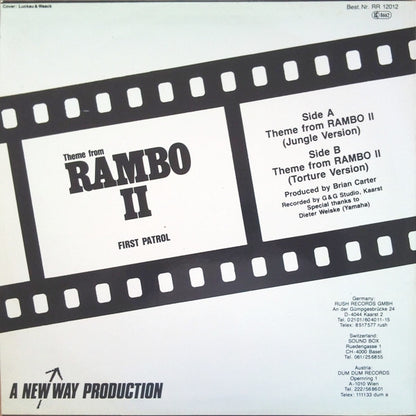 First Patrol : Theme From Rambo II (12")