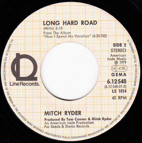 Mitch Ryder : Freezin' In Hell (7", Single)