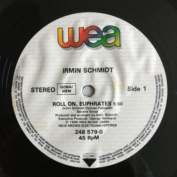 Irmin Schmidt : Roll On, Euphrates (12")