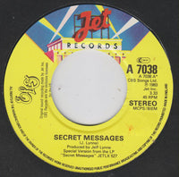 Electric Light Orchestra : Secret Messages (7", Single, Lar)