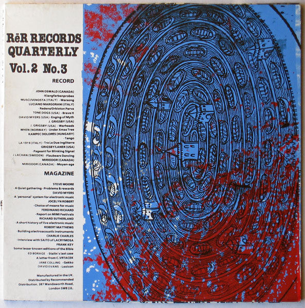 Various : Rē Records Quarterly Vol. 2 No. 3 (LP)