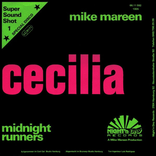 Mike Mareen : Cecilia (7", Single)