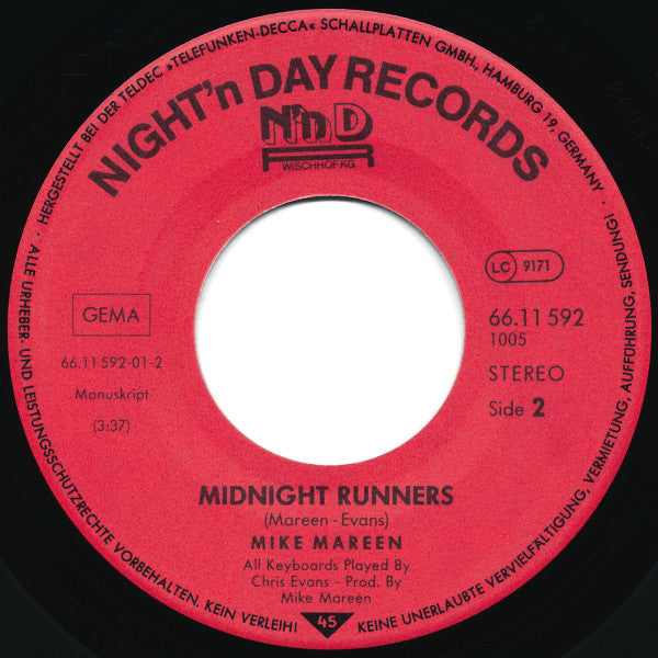 Mike Mareen : Cecilia (7", Single)