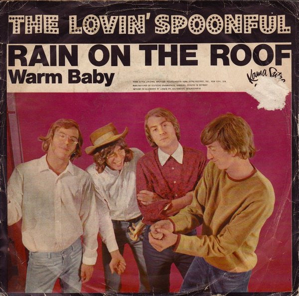 The Lovin' Spoonful : Rain On The Roof (7", Single)