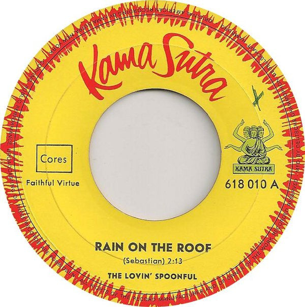 The Lovin' Spoonful : Rain On The Roof (7", Single)