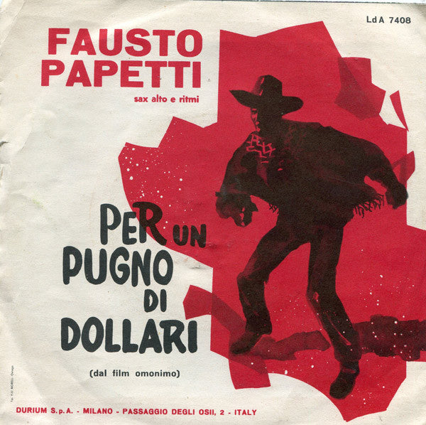 Fausto Papetti : Goldfinger / Per Un Pugno Di Dollari (7", Single, Mono)