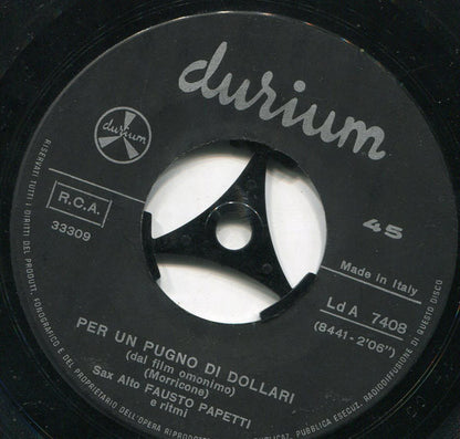 Fausto Papetti : Goldfinger / Per Un Pugno Di Dollari (7", Single, Mono)