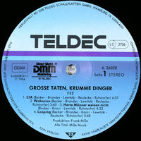 FEE : Große Taten - Krumme Dinger (LP, Album)