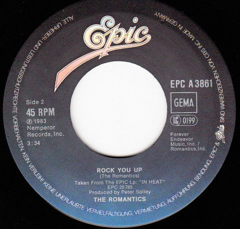 The Romantics : Talking In Your Sleep (7", Single)