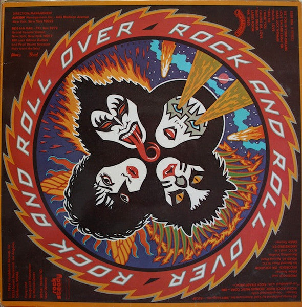 Kiss : Rock And Roll Over (LP, Album, RE)