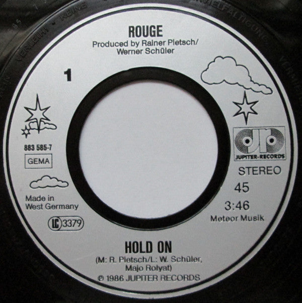Rouge (4) : Hold On (7", Single)