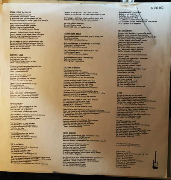 Dire Straits : Dire Straits (LP, Album, RE)
