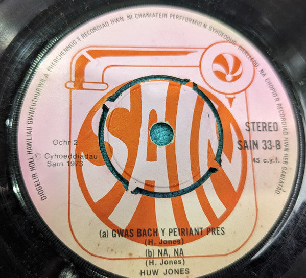 Huw Jones : Dwi Isio Bod Yn Sais (7")