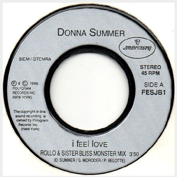 Donna Summer : I Feel Love (7")