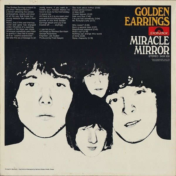 Golden Earrings* : Miracle Mirror (LP, Album, RE)