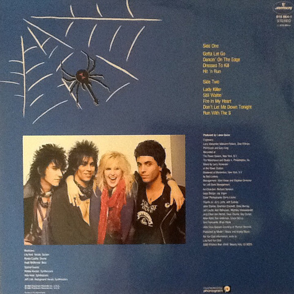 Lita Ford : Dancin' On The Edge (LP, Album)