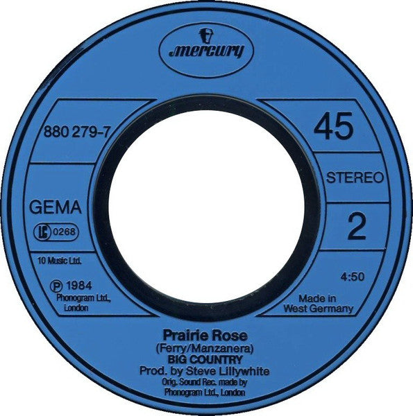 Big Country : East Of Eden (7", Single)