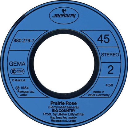 Big Country : East Of Eden (7", Single)