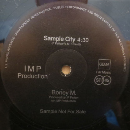 Boney M. : My Chérie Amour (U.S. Club-Mix - Special Extended) (12", Maxi, Promo)