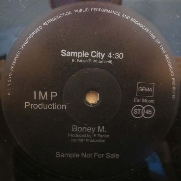 Boney M. : My Chérie Amour (U.S. Club-Mix - Special Extended) (12", Maxi, Promo)