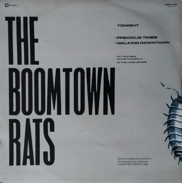 The Boomtown Rats : Tonight (12")