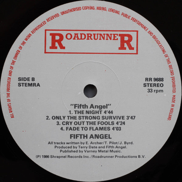 Fifth Angel : Fifth Angel (LP, Album)