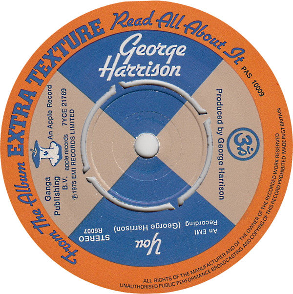 George Harrison : You (7", Single)