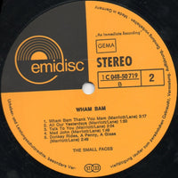 Small Faces : Wham Bam! (LP, Comp)