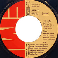 Olivia Newton-John : I Honestly Love You (7", Single)