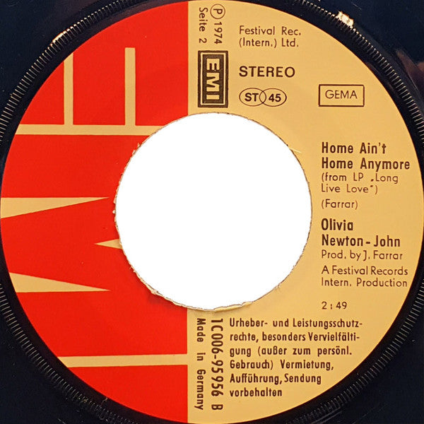 Olivia Newton-John : I Honestly Love You (7", Single)