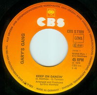 Gary's Gang : Keep On Dancin' (7", Single)
