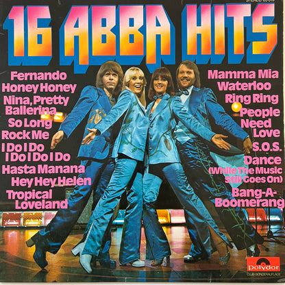 ABBA : 16 ABBA Hits (LP, Comp, Club, Red)