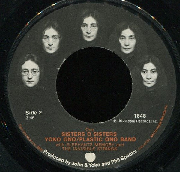 John Lennon / The Plastic Ono Band With Elephants Memory And Invisible Strings : Woman Is The Nigger Of The World (7", Single, Jac)
