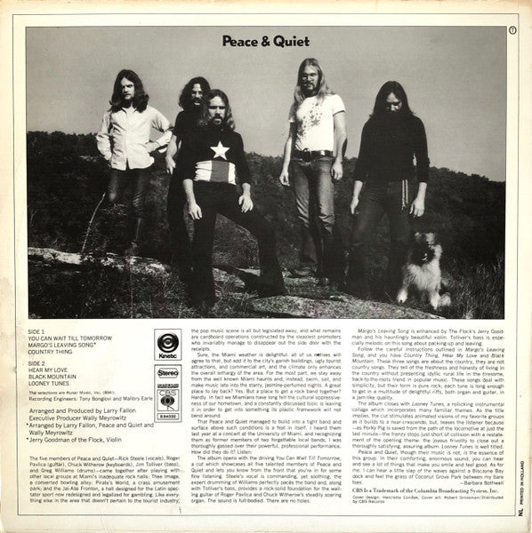 Peace & Quiet : Peace & Quiet (LP, Album)