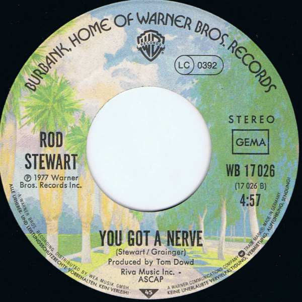 Rod Stewart : You're In My Heart (7", Single)