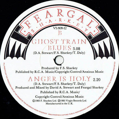 Feargal Sharkey : A Good Heart (12", Single)