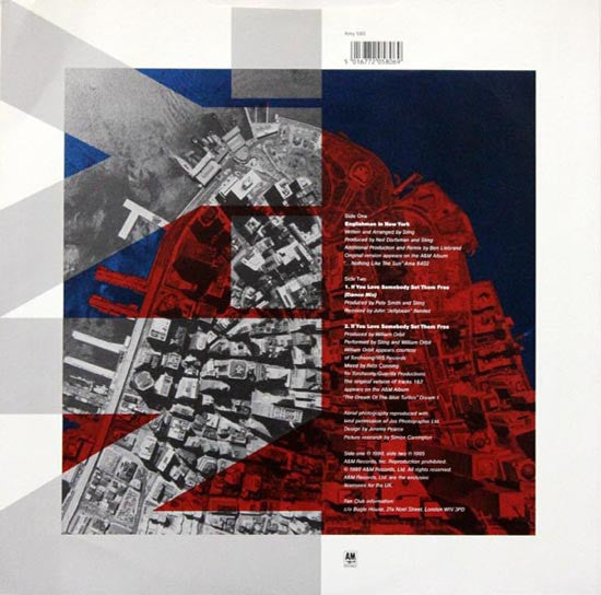 Sting : Englishman In New York (The Ben Liebrand Mix) (12", Single)